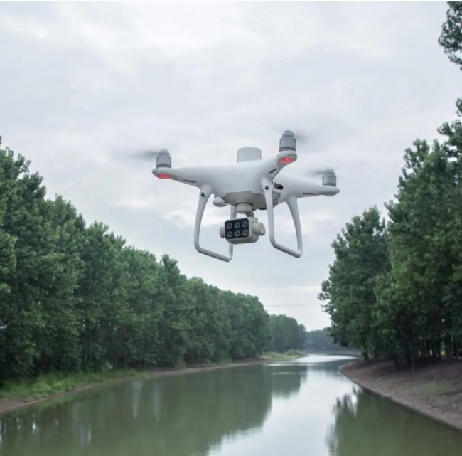 DJI P4 Multispectral mapping drone for Precision agriculture AND Environmental monitoring and inspection