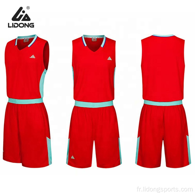 Impression d&#39;uniformes de basket-ball de basket vêtements de maillots personnalisés