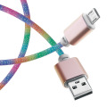 USB2.0 kualitas tinggi Colorful Rainbow usb kabel data untuk kabel data usb iphone