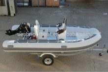 PVC aluminum rib boat outboard speed boat