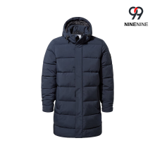 Mens Long Shower Resistant Insulated Jacket