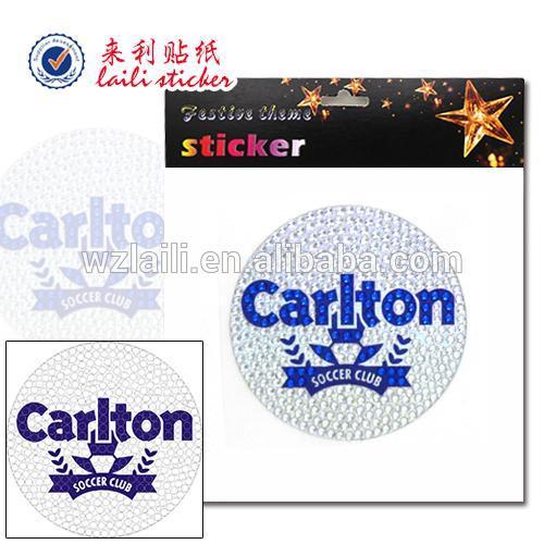 team logo sticker /acrylc logo sticker/3d diamond sticker