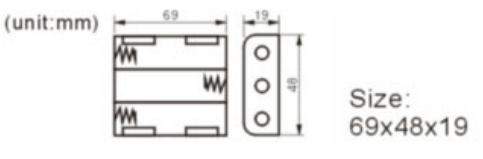 FBCB1142-1 battery holder