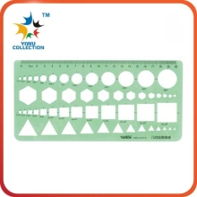 wholesale custom plastic template stencil ruler for kids