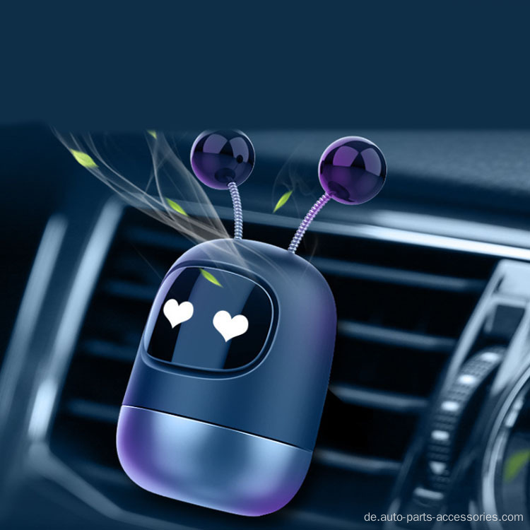 Cartoon -Roboter Dashboard Aluminium Anime Auto Lufterfrischer