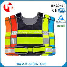 polyester mesh high visibility reflective motorcycle safety security jacket