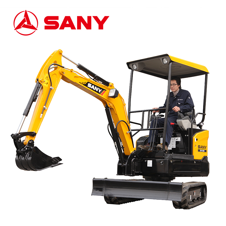 SANY SY16C 1.6ton رخيصة حفارات المطاط الهيدروليكية الصغيرة