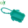 Silicone Turtle Hand Sanitizer Holder para la venta de dibujos animados