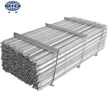 Metal t bar fence post used for cattle