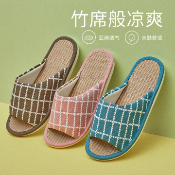 Summer Linen Sandals Slippers