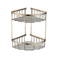 Wall Mounted Double Basket Shower Shelf