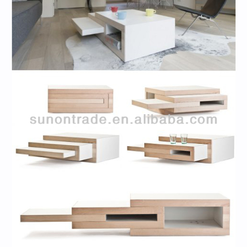 CT-F1335 functional extendable coffee table