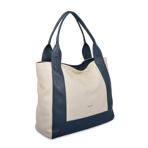 Buttery Cream Leather Handbag Big Hobo Modern Bag