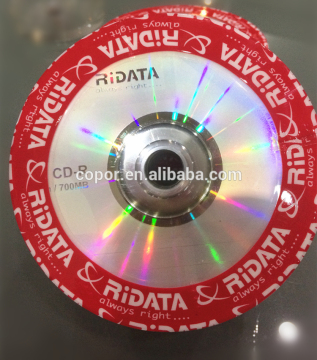 good price of 50pcs shrink cd Ridata cd 52x, 80minitues
