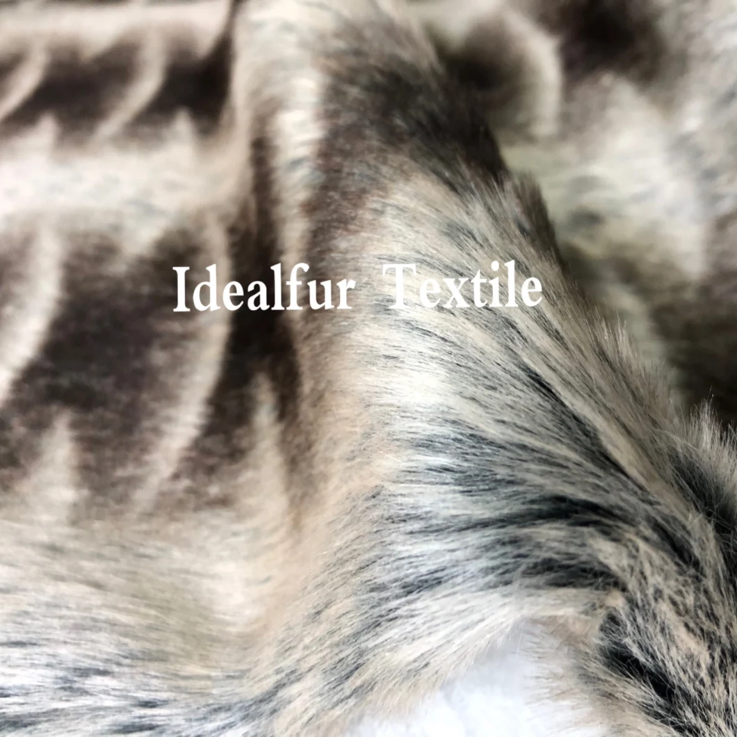 100% Polyester Printing Short Pile Artificial Fur