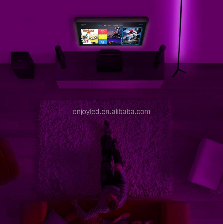 Modern RGB LED Corner Floor Lamp Indoor Decoration Simple Lamp Bedroom Living Room Colorful Minimalist Standing Lamp Lighting