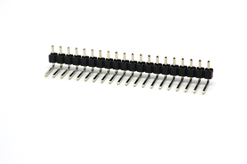 Single Row Bent Pin Pin Connector