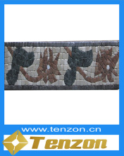 Dark Green Rosa Verona Marble Border Mosaic