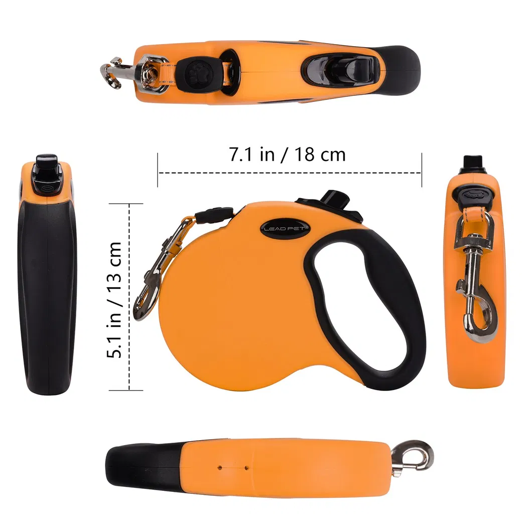 Dog Walking Pet Leash for Medium Large Dogs Heavy Duty Retractable Dog Leash Pet Products