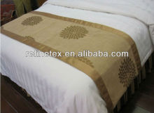 Hotel bed runner,square pillow,hotel linen/textile