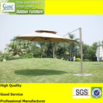 SOU1001(A013) Outdoor Furniture UV Resistant Side Post Umbrella & Parasol