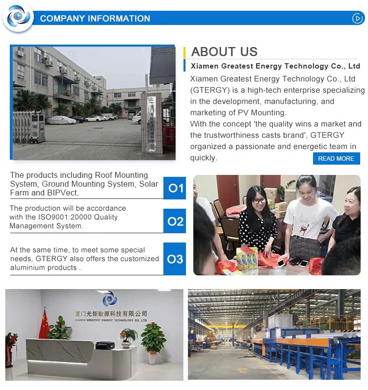 Solar Photovoltaic Waterproof Rail Aluminium Rail for Solar Panels Mounting System Rail