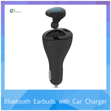 China Factory Bluetooth Stereo mini Bluetooth Earpiece with Car Charger