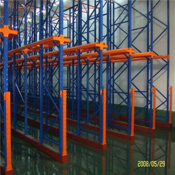 storage rack system FIFO drive in rack system