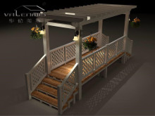 Fast supplier aluminum alloy modern pergola