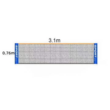 Adjustable Portable Badminton & Tennis Rack Set with Tennis Balls (3M-6M Heights)