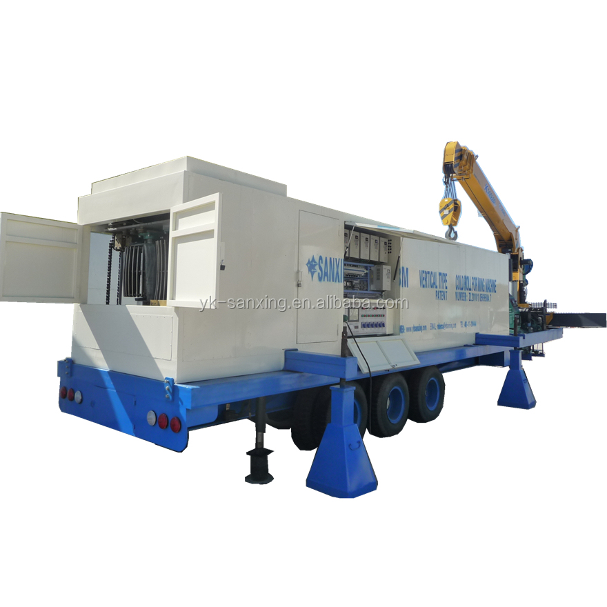 120 kq span building machine SUBM 600-305 curve roof galvanized iron parking ground/area/lot roof building machine