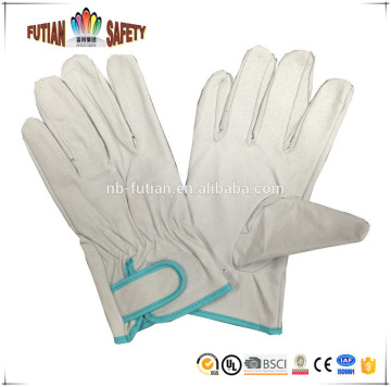 FTSAFETY pig grain leather working glove with full palm for driver