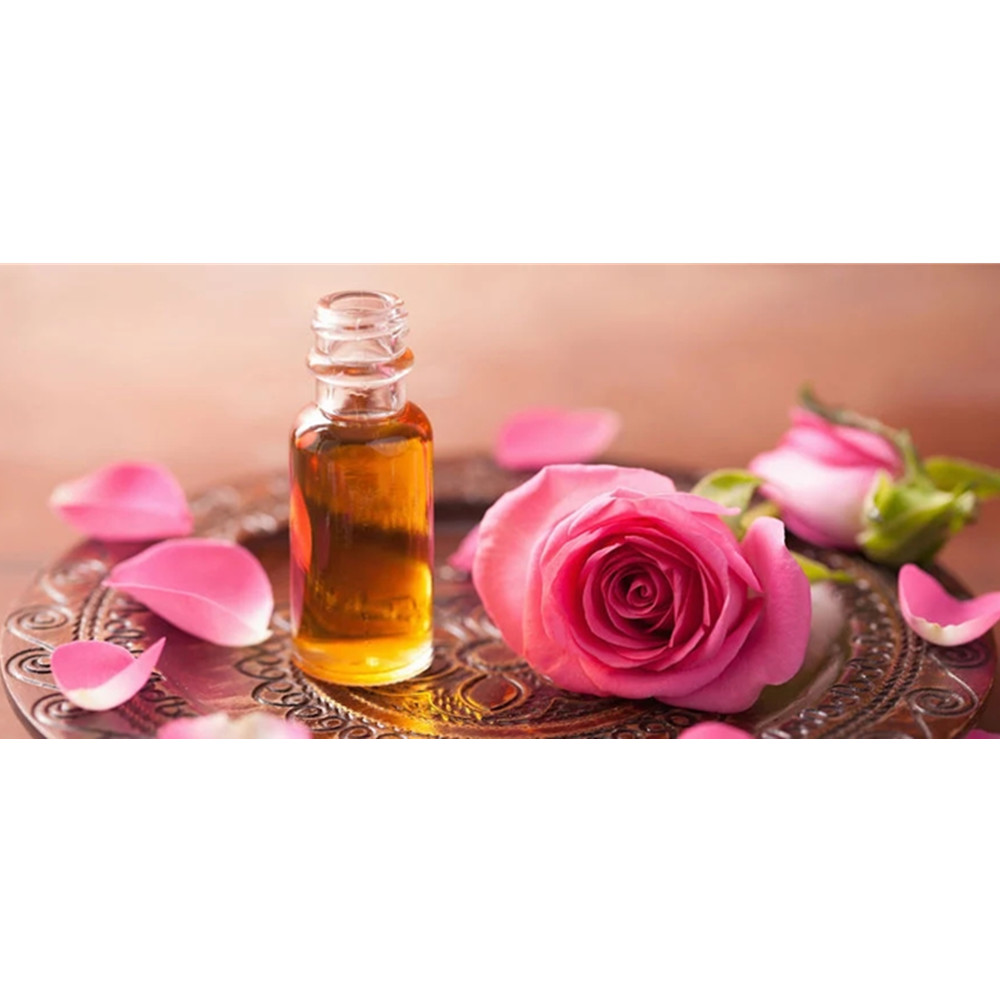 Huile de rose bio en vrac sous marque privée pour le visage