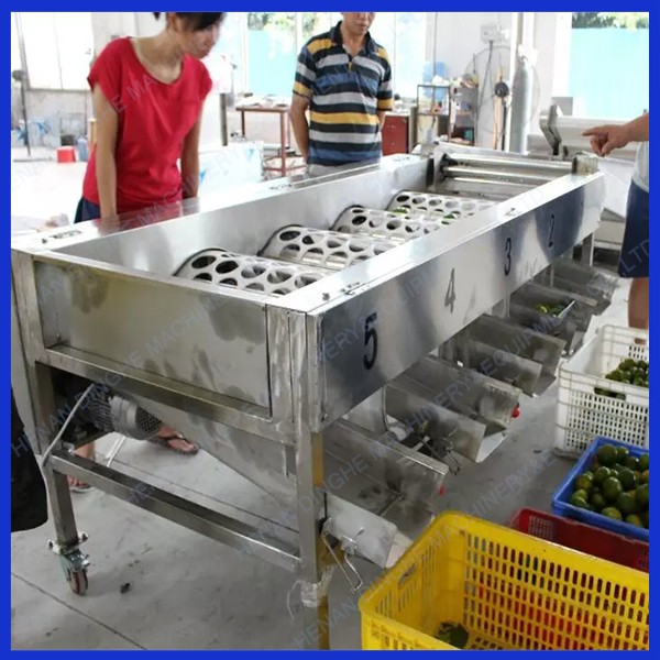 Roller fruit grading machine / mango sorting machine / automatic roller apple potato sorting machine