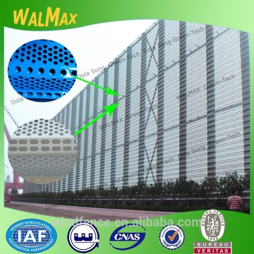 WF-DS014 steel windbreak type highway fence wall