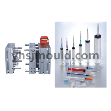 AD Auto Disable Syringe Mold: Plunger, Gasket, and Needle Hub Injection Molds