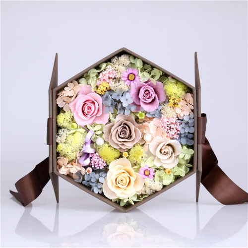 Design del naso esagonale Design a secco Flower Box Bulk