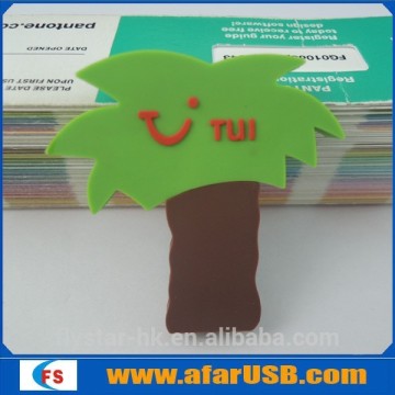 Cartoon pvc green tree usb drive cute coco usb flash disk 8gb