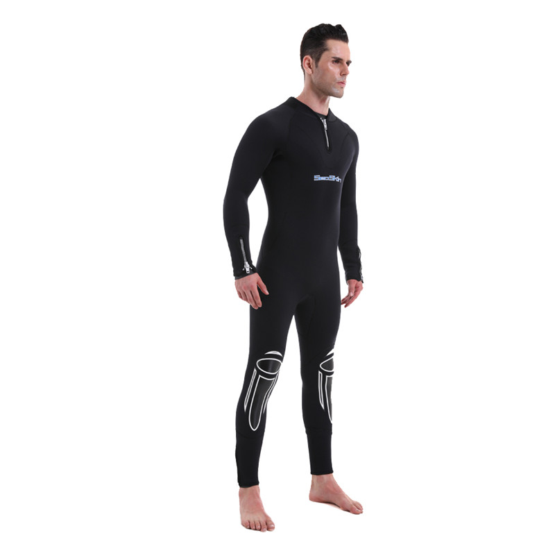 Seaskin 3mm Neoprenu Powrót zip Wetsuit do nurkowania