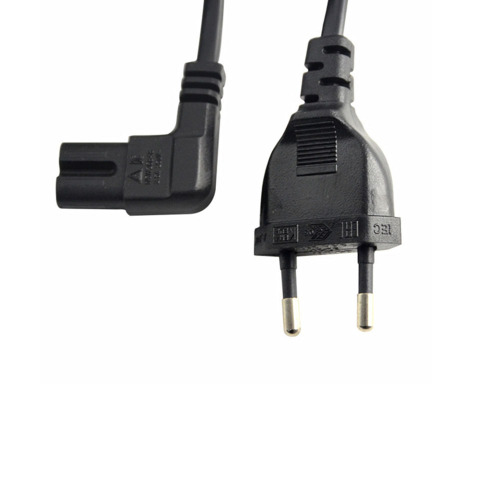 New Right angled EU AC power cord