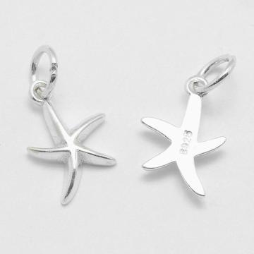 Shop Pandahall's Exclusive Starfish Carved 925 Sterling Silver Pendants Online