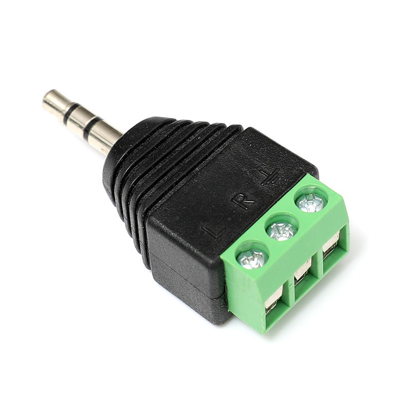 3.5mm 3-pins plug elektrische connectoren typen met schroefterminal (CT137)