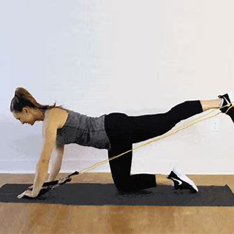 Kneeling posture and kick back