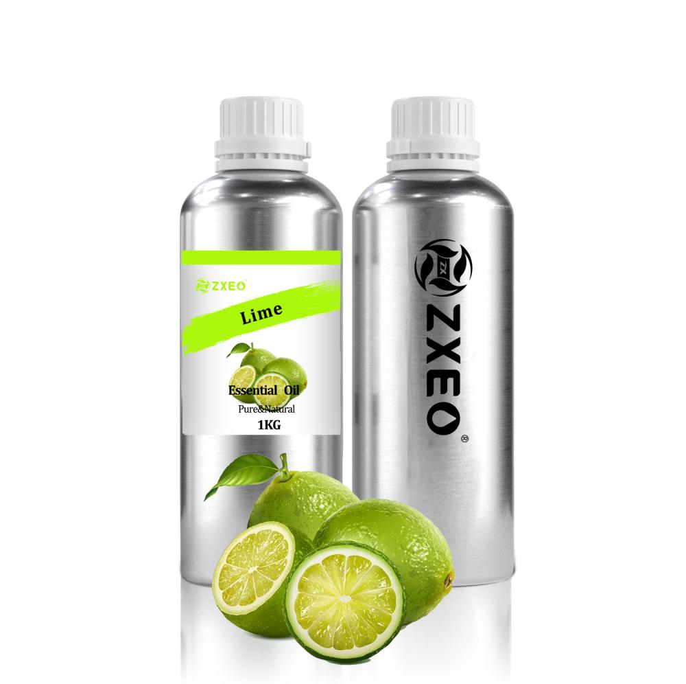 Grosir 100% Udara Alami Murni Perawatan Kulit Lime Lime Minyak Lime Lime Minyak untuk Aromaterapi Diffuser