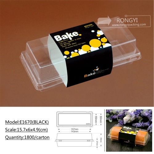 plastic pvc sushi snack food tray box