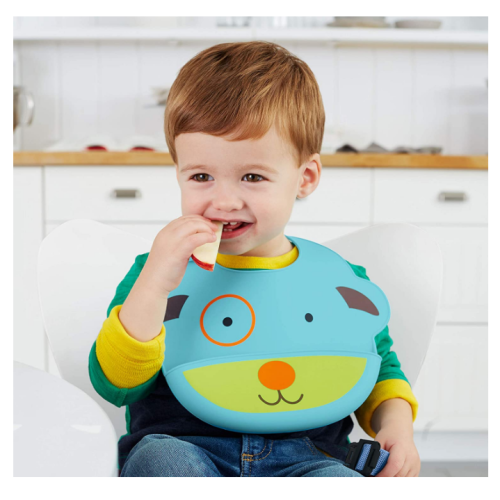 Custom Cute Cartoon Silicone Feeding Bibs