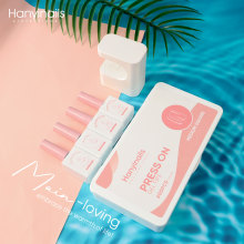 Hanyinails Medium Coffin Nail Kit: Soft Gel Tips & UV Gel Kits