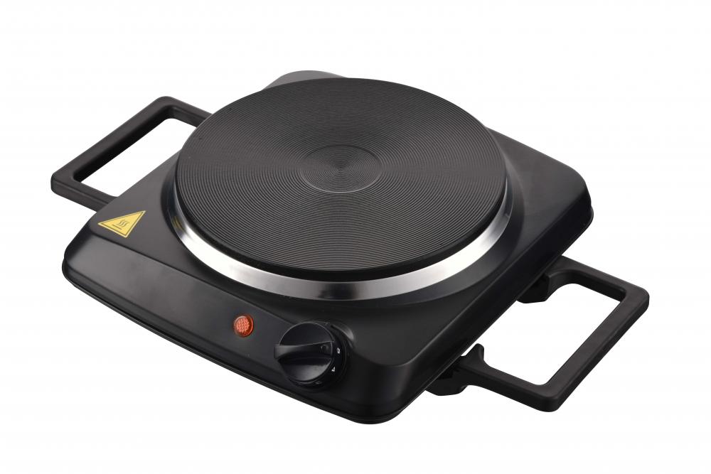 Electric solid hot single burner with handles