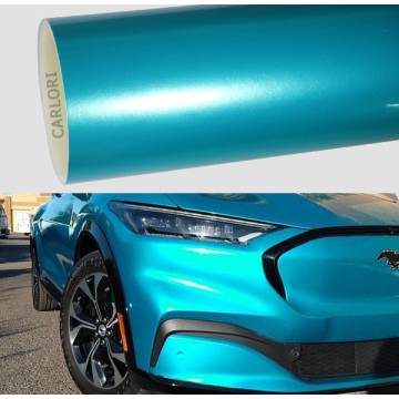 Gloss Metallic Coral Blue Car Wrap Wrap Vinyl