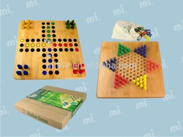 Wooden board game pieces